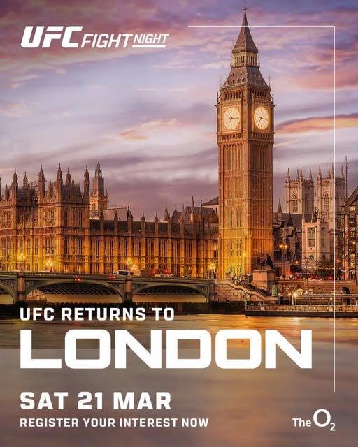 UFC London  UFC Fight Night 270 Прямая трансляция